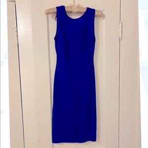 Lulus Women’s Backless Bodycon Royal Blue Dress Size S